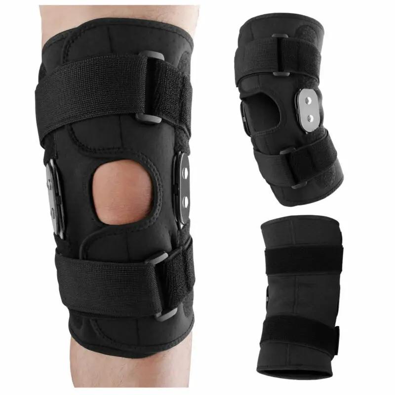 Adjustable Hinged Knee Patella Support Brace Sleeve Wrap Stabilizer Sports Knee Pad Support Jumpers Protector Tendon